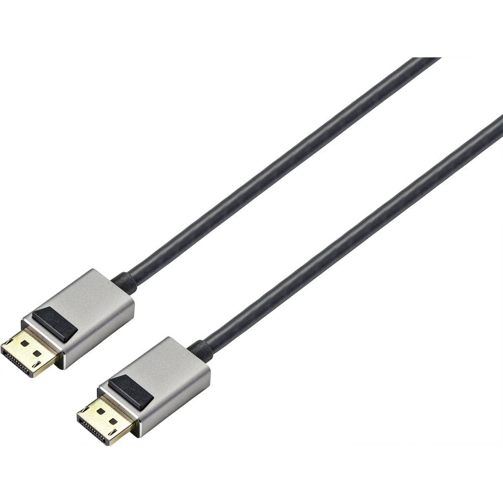 SpeaKa Professional DisplayPort Cavo Spina DisplayPort, Spina DisplayPort 1.00 m Nero SP-9510448 UHD 8K, Cavo Displaypo
