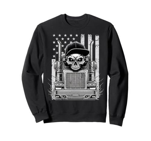 Skull American Flag Patriotic Distressed USA Pride �g���[�i�[