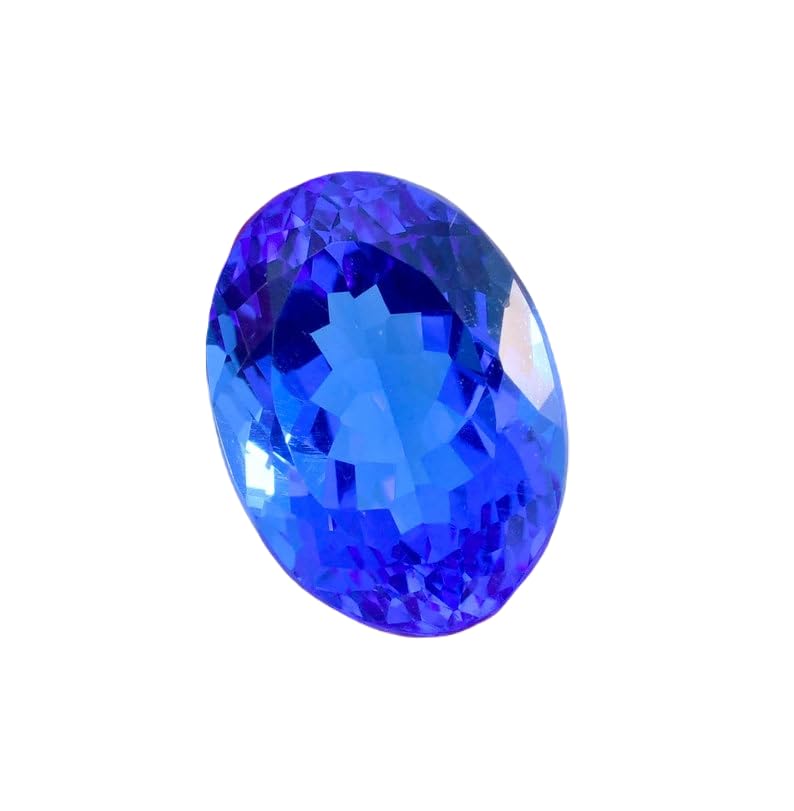 Tanzanite naturelle ovale 21x15mm pour fabriquer un cadeau de bijoux personnalisé