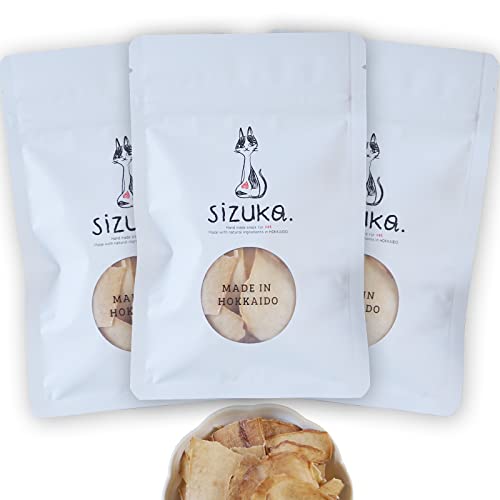 sizuka. 白子チップ 1袋10g×3袋(猫用)◆ 無添加 北海道産 トレーナー 推奨 犬 猫 おやつ 国産 犬猫のおやつシズカ sizuka shizuka エゾマルシェ 栄養 キャットフード 好き 手作り 鮭 サーモン 白子 ジャーキー シニア 老
