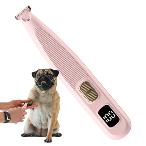 Cortadora de Pelo para Perros - Inalámbrica, Pantalla LCD, 2 Velocidades - Máquina de Cortar Pelo para Mascotas para el Acicalamiento - para Largo y Corto, Gatos, Perros, Cachorros, Mascotas, H