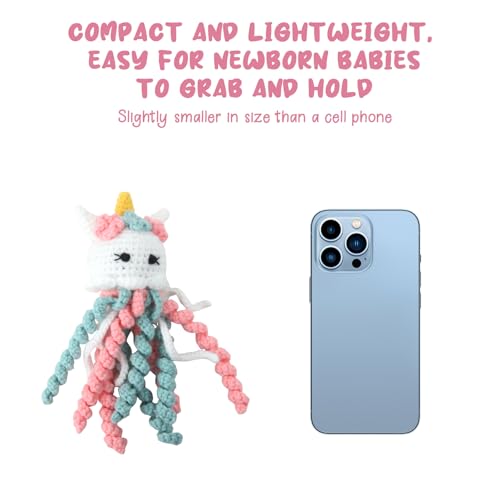 Image of Handmade Crochet Octopus for NICU Baby & Preemies, Gifts for Baby (White) | Preemie Gifts, Scent Bonding Keepsake for Baby, NICU Separation Gift, Soft Comfort Gift for Newborn, NICU Baby Essentials