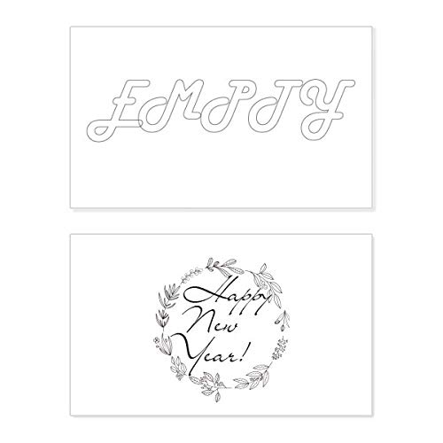 Tarjeta de felicitación de año nuevo ideal para acompañar tus regalos con bendiciones