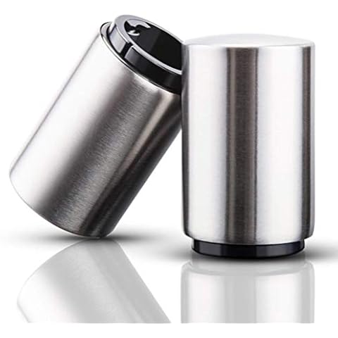 Abrebotellas automático de acero inoxidable Cover