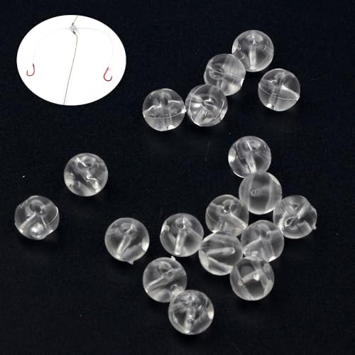 100 piezas de accesorios para pesca con 3 agujeros miniatura 3