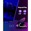 ASOYIOL Ergonomic Mouse Wireless,Rechargeable Vertical Mouse with USB Receiver,6 Buttons 800/1200/1600 Computer Mouse for Laptop PC(Right Hand,Black)
