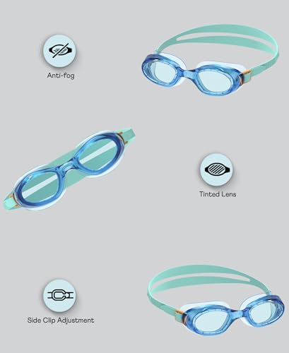 Image of Speedo Unisex Kids Futura Classic Tint-Lens Goggles (Age Range - 6-14 Years)