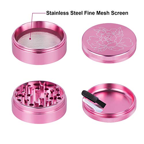 Wegics Grinder Crusher, macinino in alluminio con