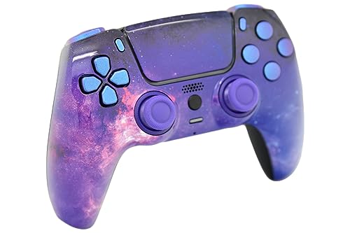 Image of Custom Controllerzz Custom Wireless Controller Compatible with PS5 - Multiple Designs Available (Galaxy & Chameleon)