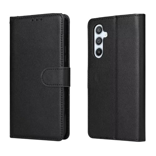 Capa Capinha Carteira Preta Com Porta Cartão Compatível Com Samsung Galaxy M14 5G - (Hard Glass Stor