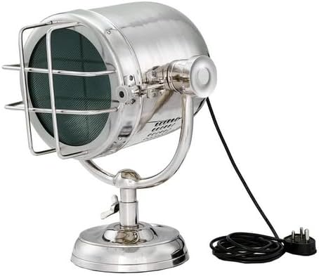 Bedside Nickel Spotlight Lamp for Night Book Reading, Home Décor, Housewarming Gift, Office Lamp, Contemporary Designer Table Lamp