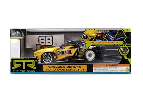 Jada Toys Pennzoil 2023 Ford Mustang RTR Chelsea Denofa 1:24 miniatura 2