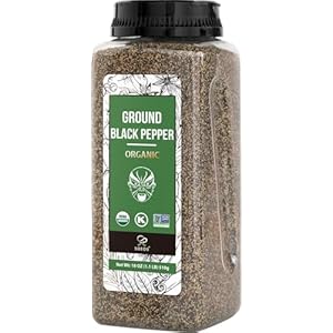 Soeos Organic Ground Black Pepper, ...