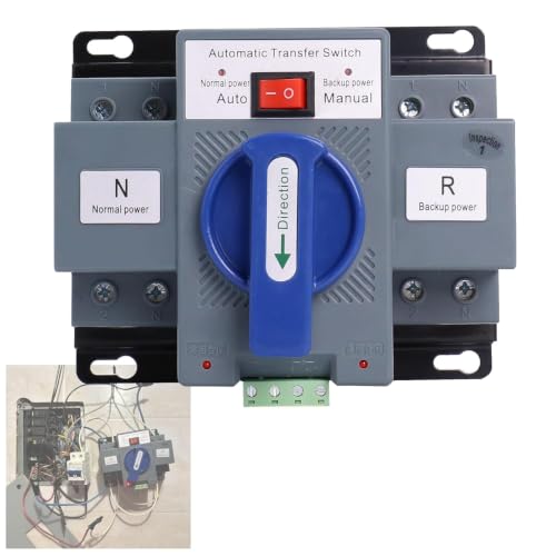 Ketofa 2P 63A 220V Automatic Transfer Switch, Single-Phase Dual Power ATS
