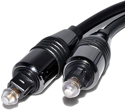 Image of 10m- 32.80Ft Audio Digital Optical Fiber Toslink Cable 3M For Support Dolby Digital Plus with 8 Channel (7.1) Audio, Smart TV, AV Receivers, Home Theater, Sound Bar, PS4 and more.