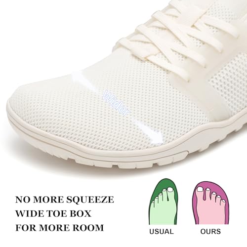 Image of Pulltop Barefoot Trail Running Shoes for Men - Wide Toe Box | Zero Drop Sole | Minimalist Cross-Training Shoes
