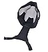 Outgeek Airsoft Mask Full Face Mask War Game Steel Mesh Protective Mask(Black)