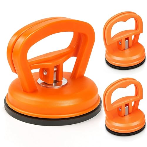 GYTFOG 3-Pack Dent Puller Kit for Car Body Repair Heavy Duty Suction Cup Dent Remover (4.5 & 2.1) Professional Tools for Auto Body Glass Screen Tile Lifting and Objects Moving