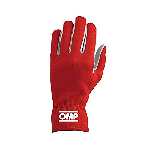 OMP (IB/702/R/S Rally Gloves, Red, Small