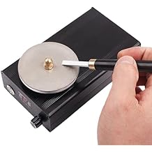 Engraving Knife Sharpening Machine, Portable Carving Tool Grinder with 3 Diamond Grinding Wheels, Compact Graver Polisher for Engraving Cutters & Precision Tools Charging