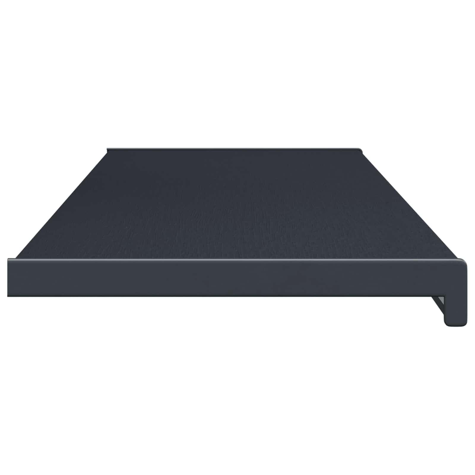 Aluminiowy wspornik okienny PVC Antracytowe ziarno drewna | Wodoodporny, łatwy do czyszczenia, montaż kleju, wewnątrz na zewnątrz, nowoczesny design