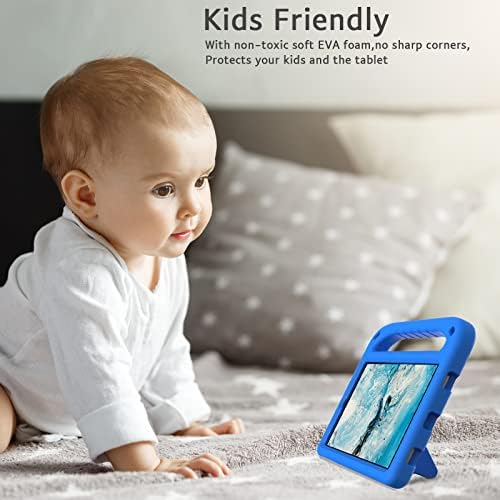 ATOOZ Lenovo Tab M8 3rd Gen Case 8-Inch, Kids Case for Lenovo Tab M8 (TB-8505F / TB-8505X /TB-8506F), Shockproof Handle Stand Cover Case for Tab M8 FHD 2nd Gen (TB-8705F) Tablet (Blue)