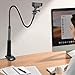 30 Inch Webcam Stand Camera Mount, Upgraded Thick Base Flexible Gooseneck Camera Stand Desk Webcam Mount Clamp for Logitech Webcams C930e C930 C920 C922x C922 Brio 4K C925e C615, Gopro Hero 8 7 6 5 4