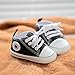 KIDSUN Infant Baby Boys Girls High Top Canvas Sneaker Soft Sole Newborn Toddler Casual Shoes First Walker Crib Shoes