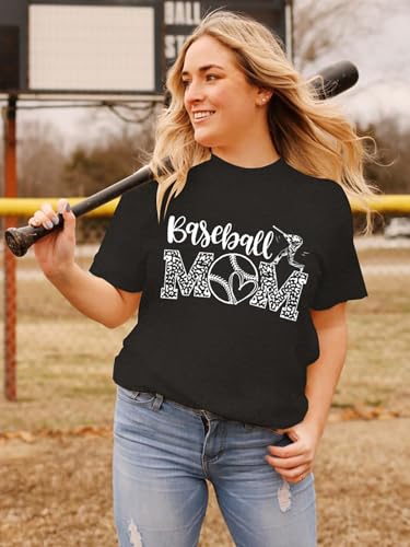 Image of Mama Shirts for Womens Sport Mom Tshirt Ball Mom Gift Tops | Game Day,Campus Activities,Breathable Strenchy,Comfort Material,Short Sleeve