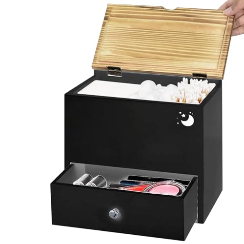 Nudorpn Organizer för kvinnors hygienartiklar – förvaring för damhygien, trädekoration behållare för badrum WC tvättställ sminkplats