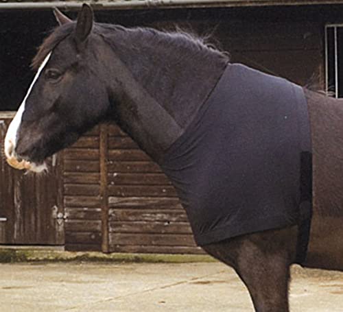Chaleco elástico Rhinegold Lycra negro para caballos