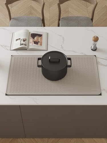 Stove Top Covers for Electric Stove, Food Grade Heavy Duty Silicone Glass Stove Top Cover Protector, Induction Cooktop Protector, Heat Resistant Range Ceramic Stove Top Covers Mat, Oven Cover