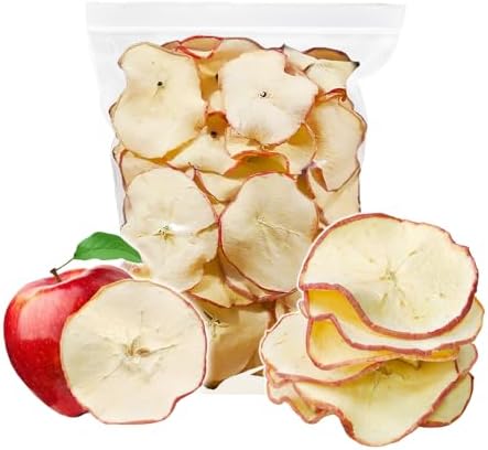 KachiKachi Dried Apple Slices - 8.8oz 250g, Not Peeled