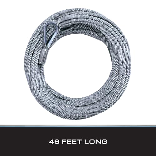 Cable de acero para colgar toldos y remolque ligero sin deformación 7