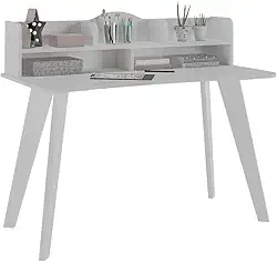 Escrivaninha com nichos SOFIA cor Branco - Artely