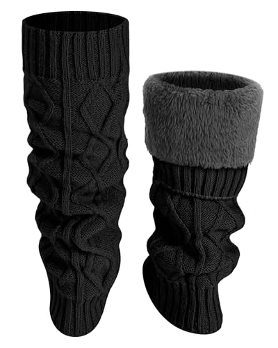 Image of Shihanee Fleece Leg Warmers Women