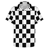 Photo Gallery ykklima camicia da spiaggia hawaiana a maniche corte da uomo a maniche corte casual con bottoni a quadri bianchi neri, stile:, xl Photo Gallery ykklima camicia da spiaggia hawaiana a maniche corte da uomo a maniche corte casual con bottoni a quadri bianchi neri, stile:, xl