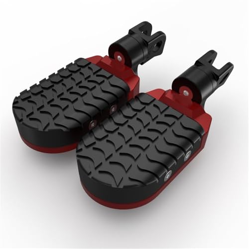 Cale pied moto avant réglable rouge pour Diavel 1200 et F650ST