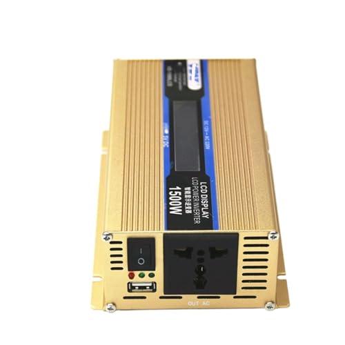Onduleur 1500W 12V 220V à ondes modifiées avec écran pour voiture