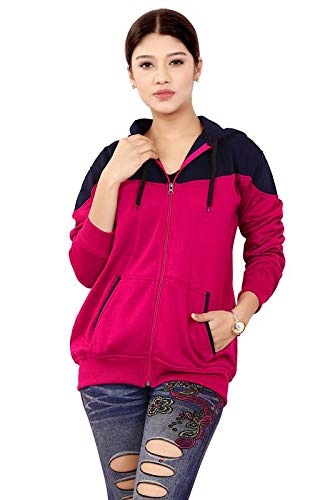 BAILEY SELLSWomen's Hosiery Cotton Zipper Hoodie Jacket, Women's V Neck Cute Hoodies Teen Girl Winter Jacket Sweatshirts Casual Drawstring Clothes Zip Up Hoodie with Pocket