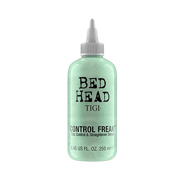 TIGI-Bed-Head-Control-Freak-Serum-Frizz-Control-and-Straightener-Clean-845-Fluid-Ounce TIGI Hair Serum For Curly or Frizzy Hair Control Freak Hair Care and Straightener 8.62 fl oz