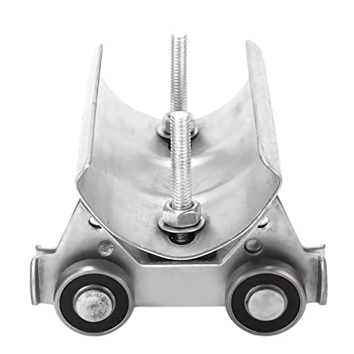 Yomiyuyr U Groove Wheel Pulley,Versatile Stainless Steel Track Roller Wheel Trolley - 24mm Pulley Diameter for Cable, Ideal for Home and Industrial Applications