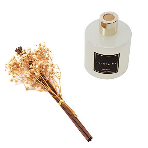 Image of Cocorrina Reed Diffuser Sets, 6.7 fl oz. Black Forest Diffuser with Sticks Home Fragrance Reed Diffuser for Bathroom Shelf Decor
