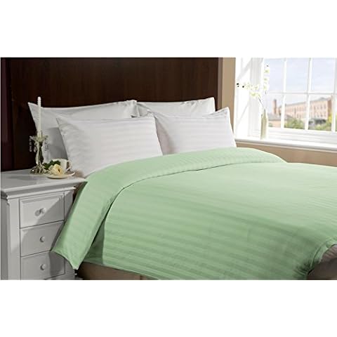 Lasin Bedding Luxury Soft 300 TC 100% Cotton, Hidden Zipper, Duvet Cover- 86" x 86" Queen/Full - Green Cover