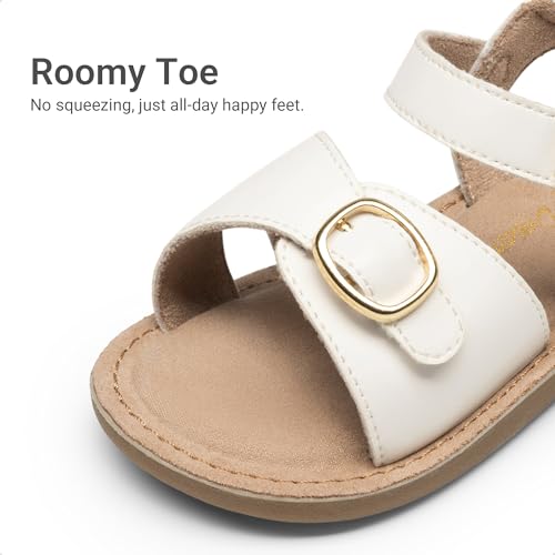 Image of DREAM PAIRS Girls Sandals Fashion Sandal with Adjustable Straps Open-Toe Comfortable Summer Shoes for Toddler Little Kid