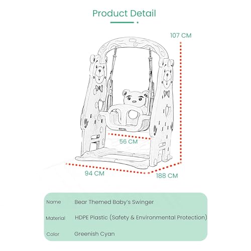 Image of StarAndDaisy Swing for Kids - 3-in-1 Adjustable Baby Swing Toy for Indoor and Outdoor - Kids Swing for 2-5 Years for Boys and Girls of Age 6 Months+ (Swing)�
