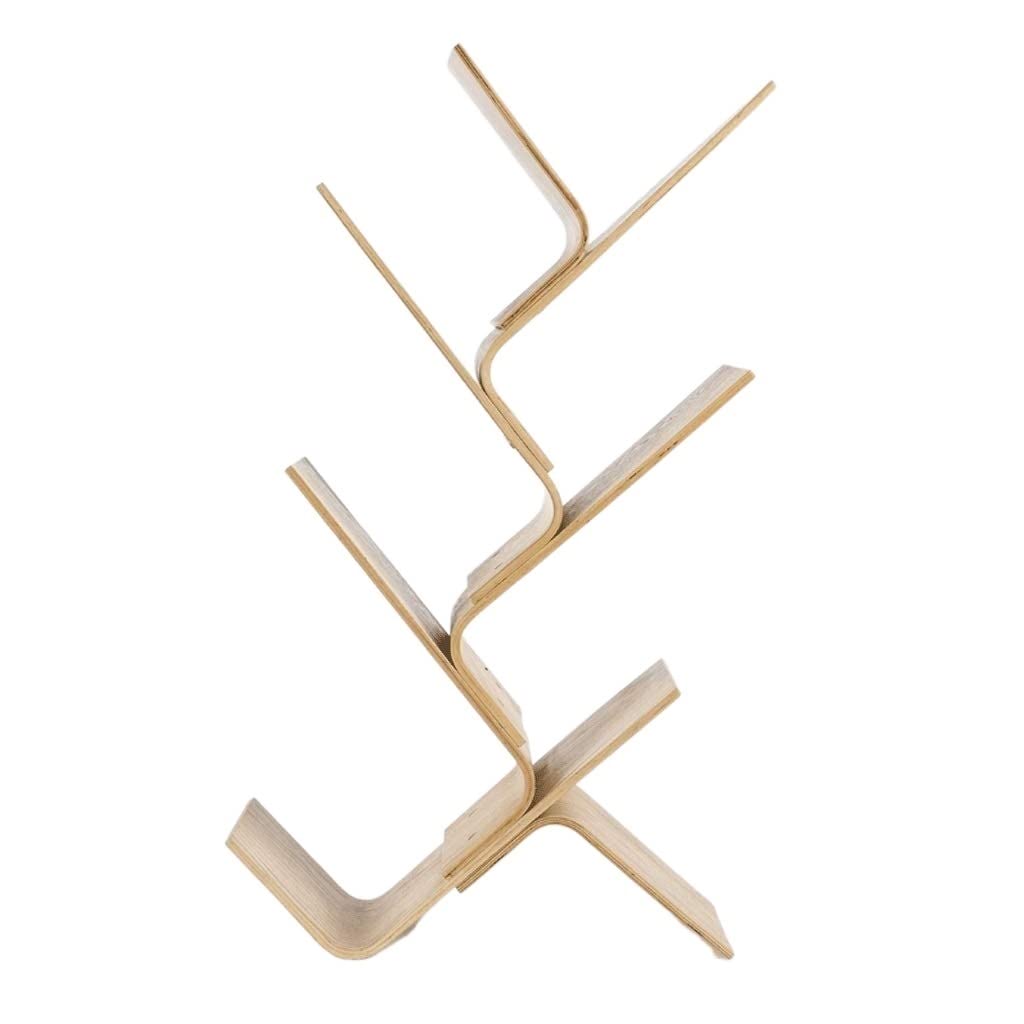 Libreria Decor Scaffale Per Libri In Legno Massello A 6 Livelli Scaffali Per Minimalisti Per Riviste Da Pavimento Per Ufficio Per Semplice E Creativo Per Soggiorno(Wood color)