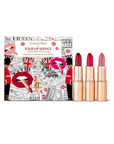 CHARLOTTE TILBURY YOUR LIP SERVICE ROYAL LIPSTICK TRIO