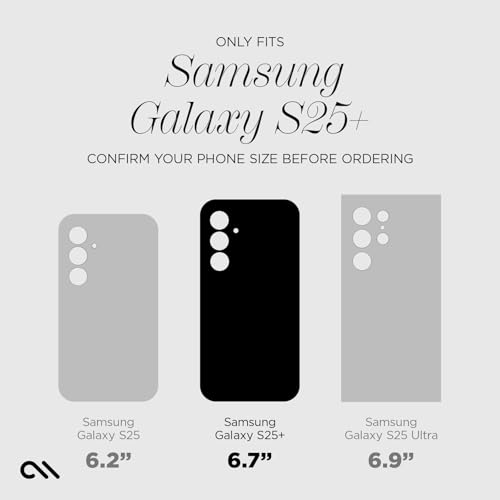 Case-Mate Tough Samsung Galaxy S25 Plus Case - Rugged Phone Case - Clear - image 2