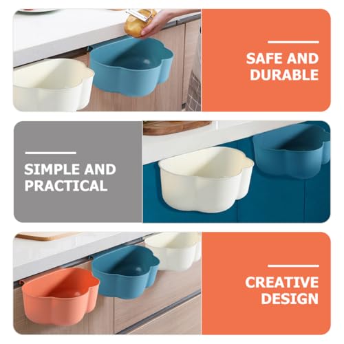 Set de 3 canecas colgantes para cocina, plástico, colores surtidos miniatura 3